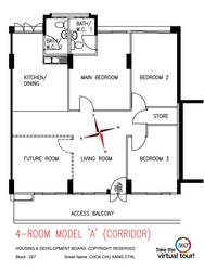 Blk 227 Choa Chu Kang Central (Choa Chu Kang), HDB 4 Rooms #198922432